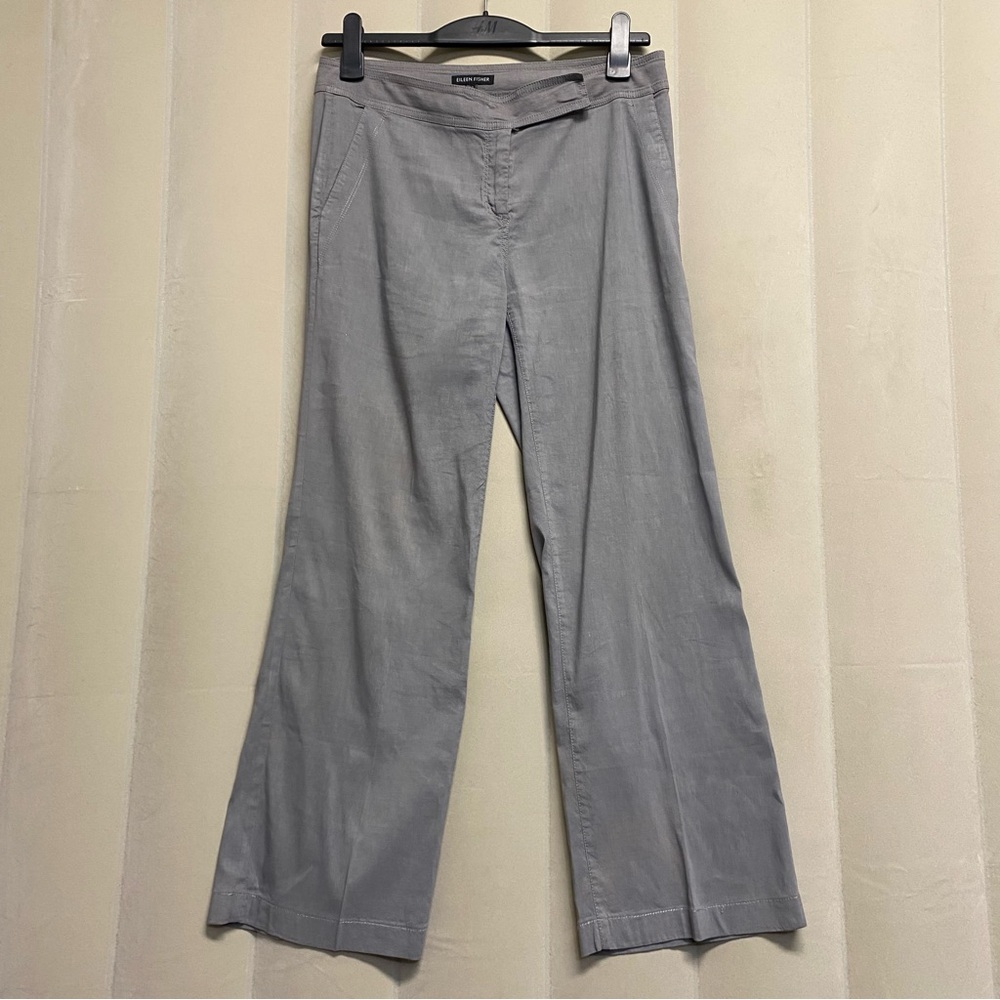 Eileen Fisher Women’s Pants Size 8 Linen Blend Straight Leg Minimalist